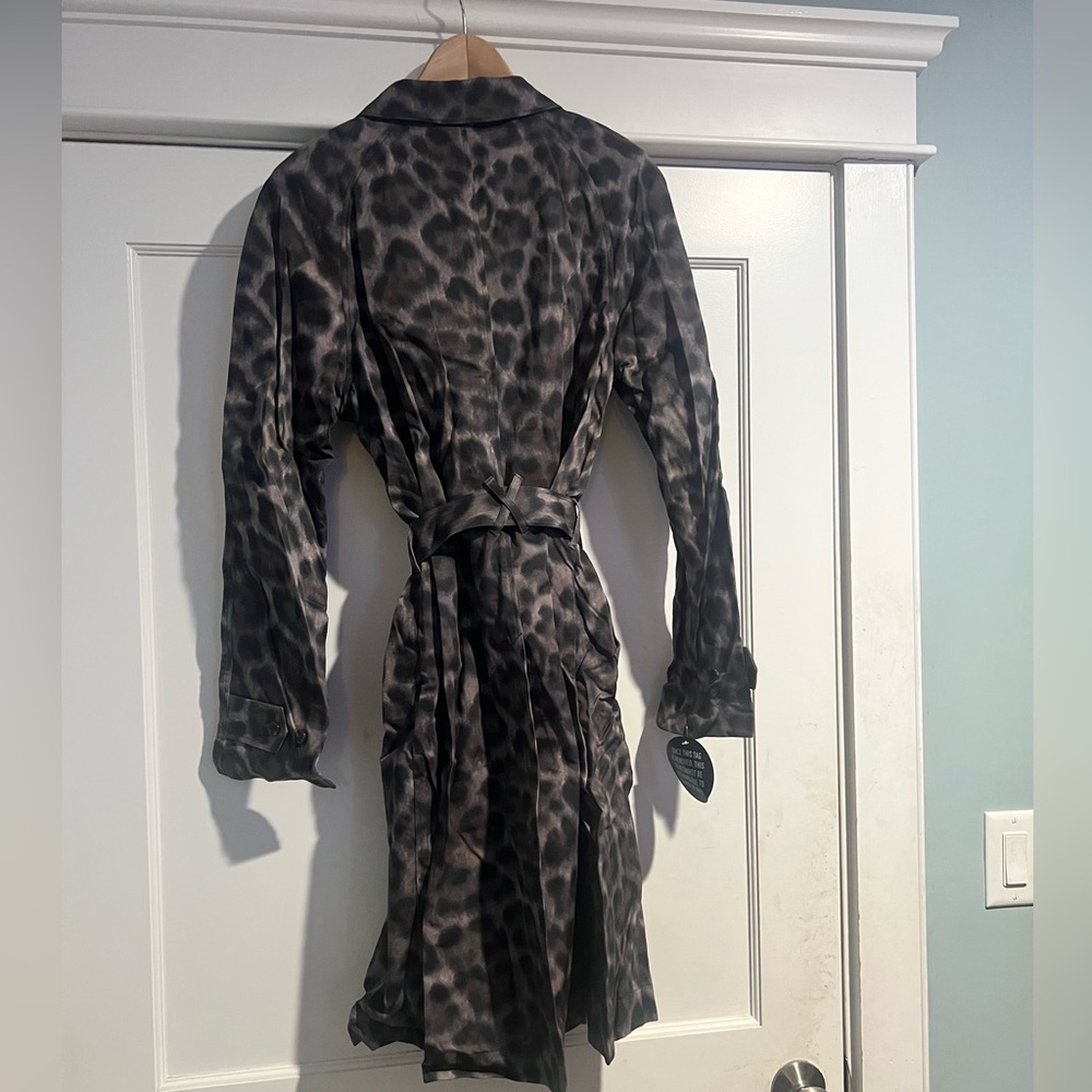 SASS & BIDE “Lives Lived" Leopard Trench Coat - NWT - XL - Picture 9 of 15